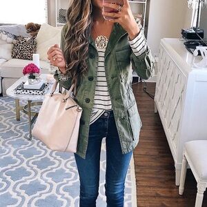 Madewell Utility Jacket Green
